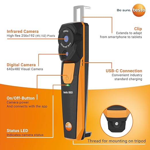 testo 860i Wireless Thermal Imaging Camera - Image 2