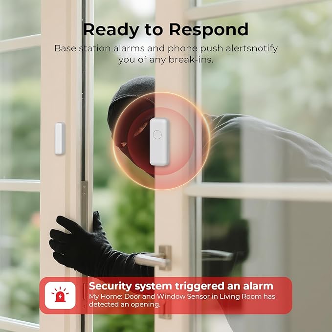 Hapippofa Alarm System for Home Security, WiFi/4G Home Alarm System - Image 3