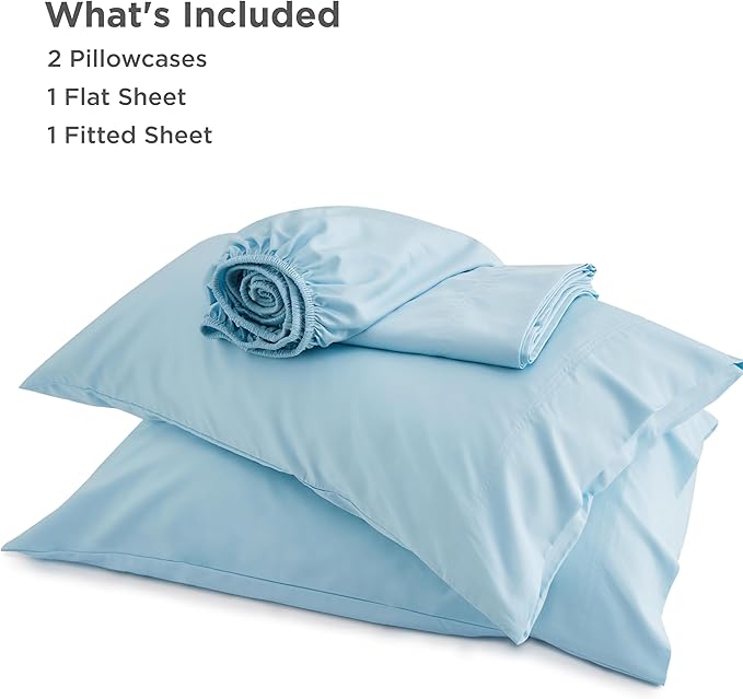 Bedsure Full Size Bed Sheets, Cooling Sheets, Rayon Derived from Bamboo - Image 7