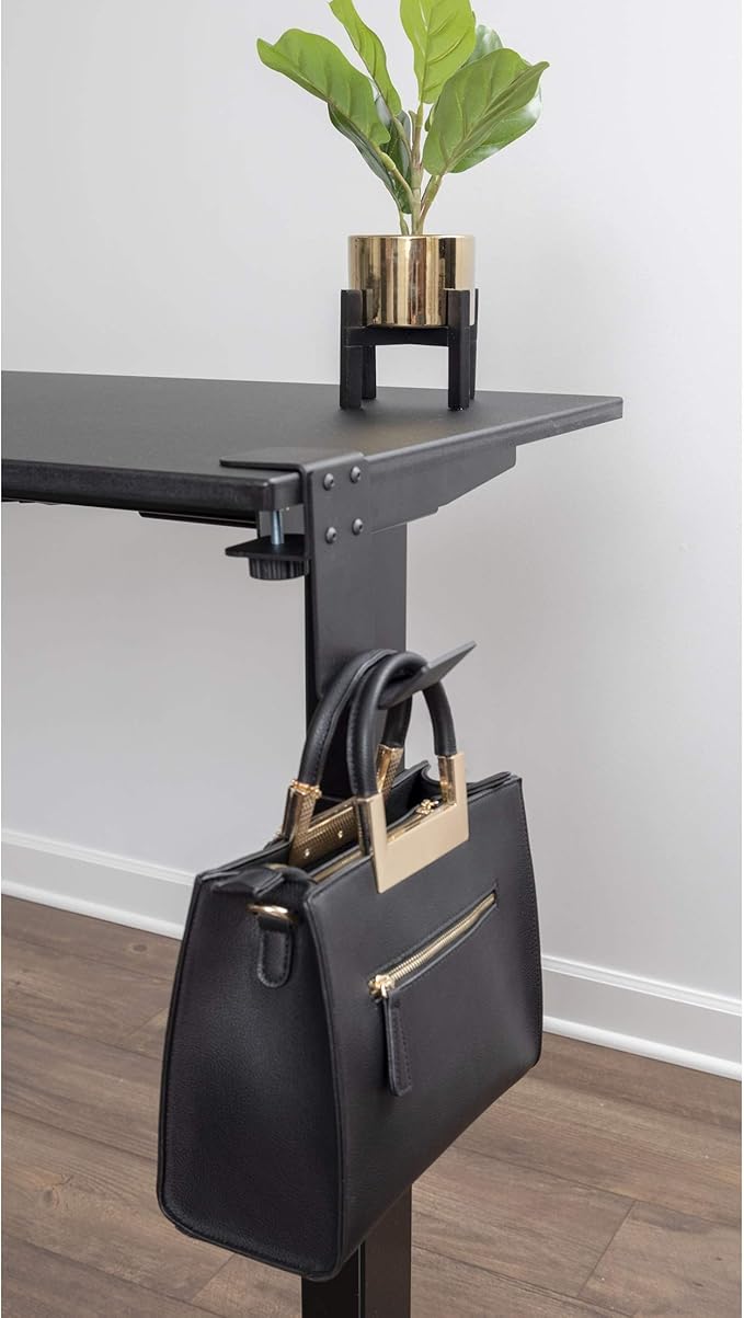 Stand Up Desk Store Clamp-On Under Desk Headphone Hanger, Backpack Hook - Image 8