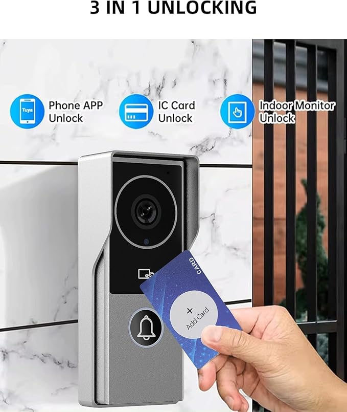 ANJIELO SMART Wired Video Intercom System, Video Doorbell Door Phone System - Image 6
