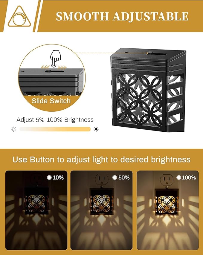 DORESshop Plug in Night Light, Night Lights Night Lights Plug Into Wall - Image 3