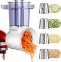 Slicer & Shredder Attachment for Kitchen Aid Stand Mixers, by AMZCHEF