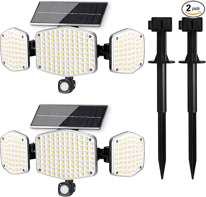 HAARAY Solar Motion Sensor Outdoor Lights by HAARAY