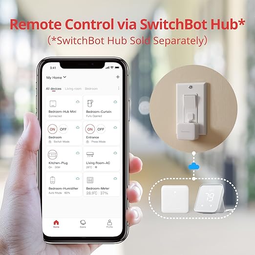SwitchBot Smart Switch Button Pusher-Bluetooth Fingerbot - Image 7