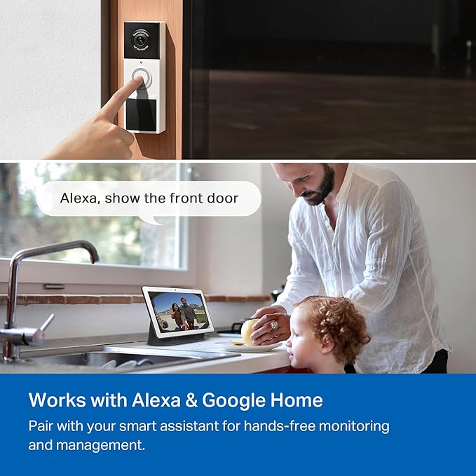 Tapo by TP-Link Smart Video Doorbell Camera Wireless - Image 9