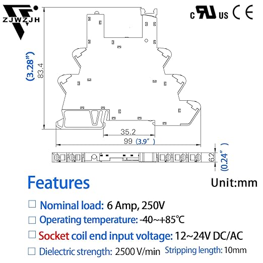 UL Listed 2Pcs Electromagnetic Relay - Image 6