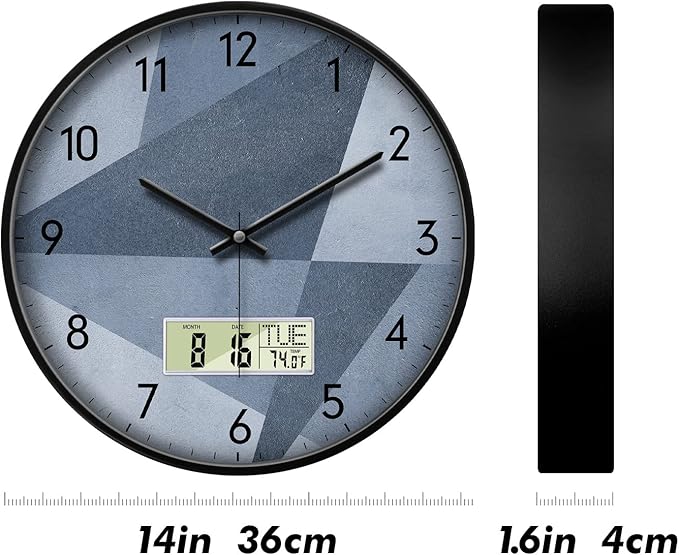 SCAOGE Industrial Wall Clock - Image 7