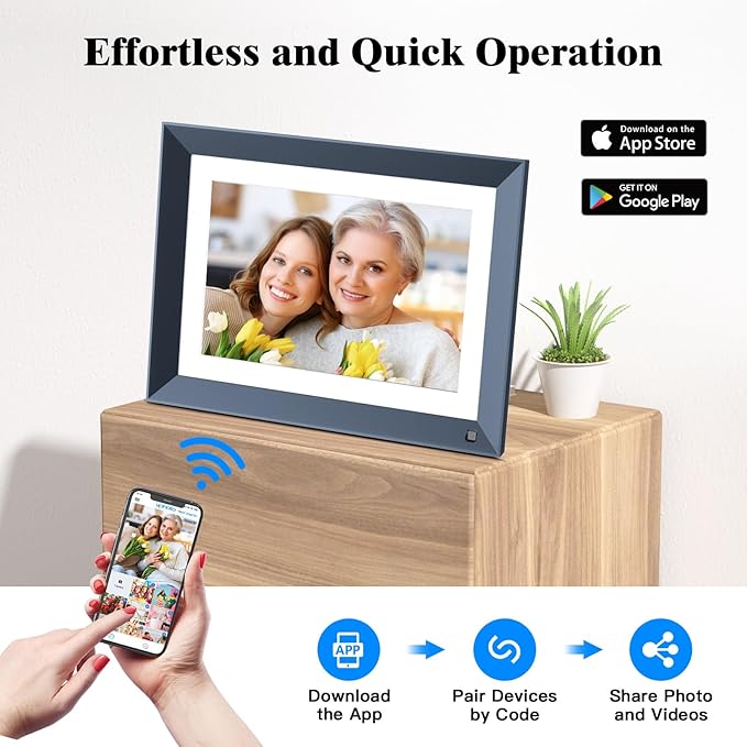 10.1-inch Digital Picture Frame Smart-Photo-Frame - Image 3