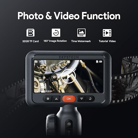 DEPSTECH Dual Lens Two-Way Articulating Borescope Camera - Image 6