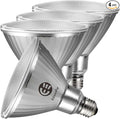 EdisonPar Full-Glass PAR38 LED Flood Light Bulbs Outdoor/Indoor Equivalent 350 by Edisonpar