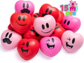 JOYIN 15 Pcs Valentines Day 3 inch Heart Stress Balls Stress Relief Heart by JOYIN
