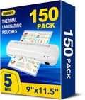 BURVAGY Thermal Laminating Pouches 5 Mil, 150 Pack Laminating Sheets, 9 x 11.5 by BURVAGY