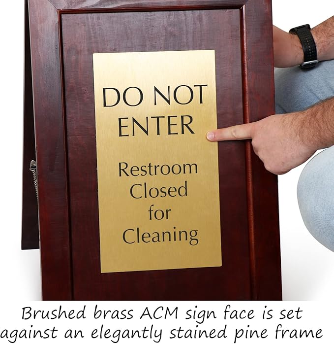 SmartSign Premium "Do Not Enter Restroom Closed - Image 2