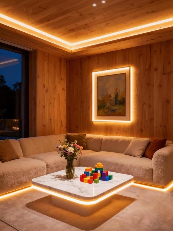 Aalnfe 30 FT Warm White Led Lights Strip Rope Lights - Image 6
