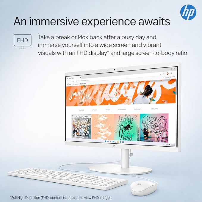 HP 2025 22" FHD All-in-One Desktop Computer • The New Version - Image 3