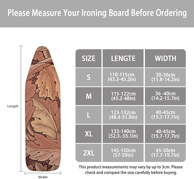 ZCFYGDX Easy Installation 17 x 49 Ironing Board Covers - Image 6