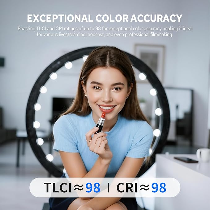 Godox Litemons LE300Bi 300W Bicolor LED Video Light, 58900Lux@1M Studio Light - Image 4