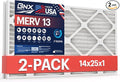 BNX TruFilter 14x25x1 MERV 13 AC Furnace Air Filter by BNX