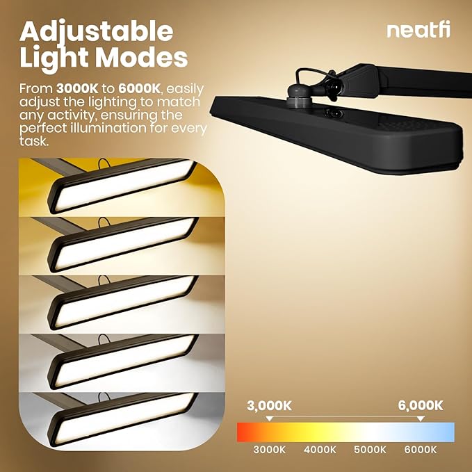 Neatfi XL 2, 500 Lumens LED Task Lamp - Image 4