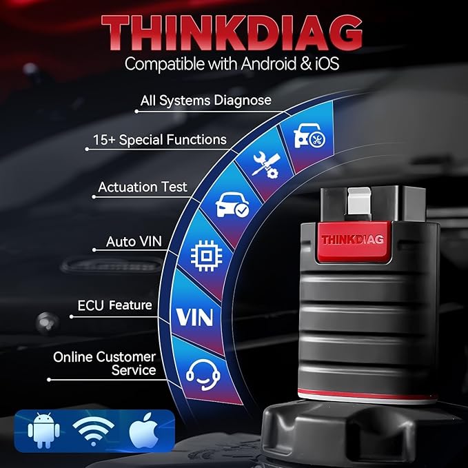 Thinkdiag OBD2 Scanner Bluetooth Full System Bidirectional Diagnostic Scan Tool - Image 2