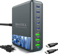 USB C Charger Block, 525W 8-Port GaN Fast Charging Station Hub by BOAVELL