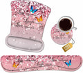 Ergonomic Mouse Pad Wrist Support and Keyboard Wrist Rest Set by Unknown