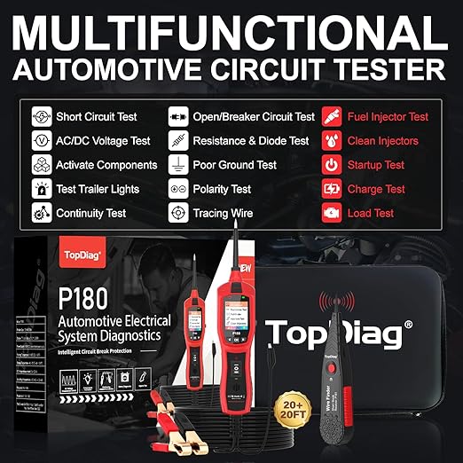 Circuit Breaker Finder Tool, Battery Tester, AC DC Voltage Tester, Fuel - Image 6
