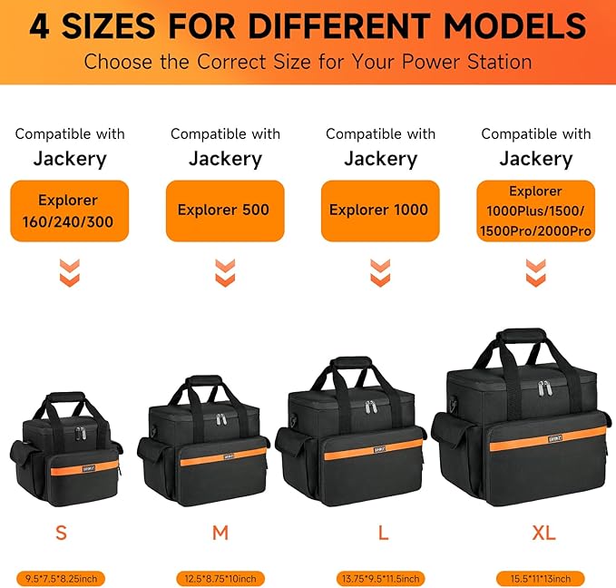 Carrying Case Compatible with Jackery Explorer 500/ECOFLOW River/River - Image 5