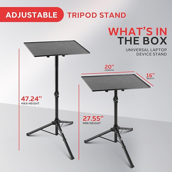 Pyle Projector Stand Tripod 28.0'' - Image 6