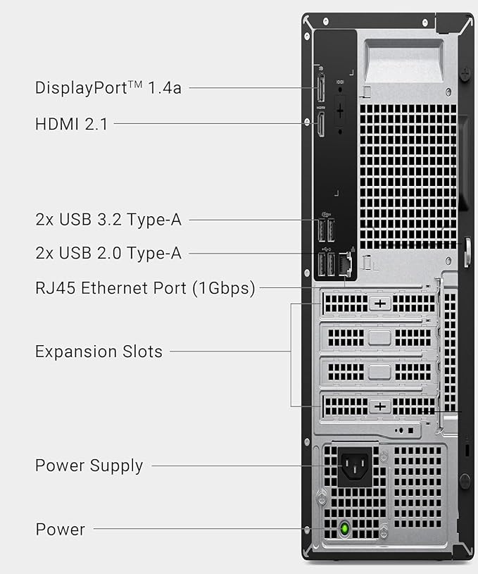 Dell Pro Slim QCS1250 Business Desktop, New OptiPlex Version, Intel Core - Image 4