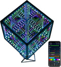 Heepulor Infinity Hyper Cube LED Table Lamp, Color-Changing Music-Sync by Heepulor