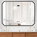 36 x 48 Inch Black Bathroom Vanity Mirror by FerytangeHome