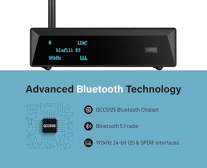blafili B3 Professional XLR Bluetooth v5.1 Music Receiver, LDAC & aptX HD - Image 3