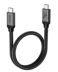Silkland USB4 for Thunderbolt 4 Cable 1.6FT, 40Gbps Data Transfer, Short by Silkland