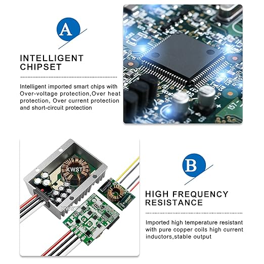 DC DC Stabilizer 9V-36V to 24V Boost Buck Converter 20A 360W Waterproof Power - Image 6