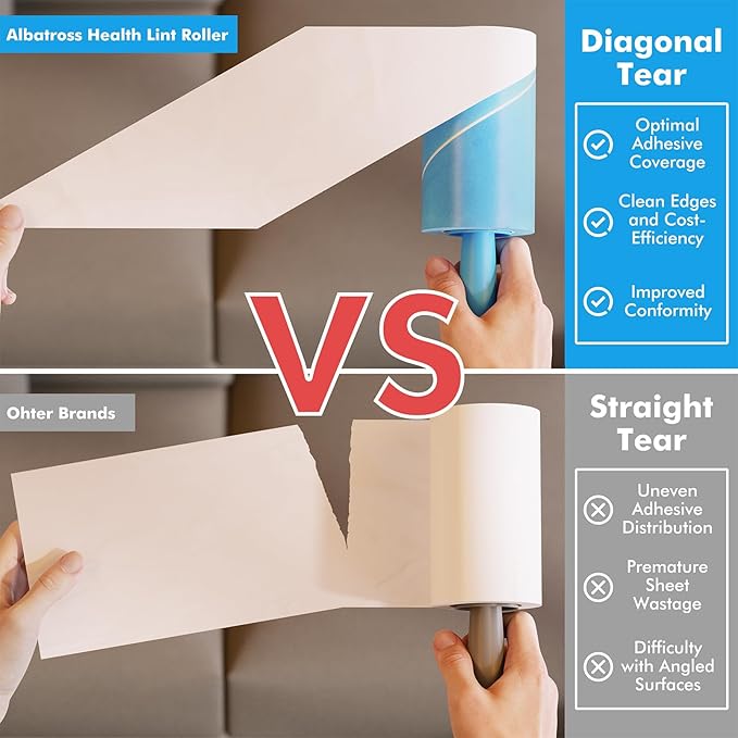 Extra Sticky Lint Roller, Mega Value Set 1000 Sheets - Image 3