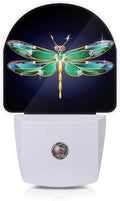 Axxitude Green Dragonfly Night Lights Plug into Wall by Axxitude