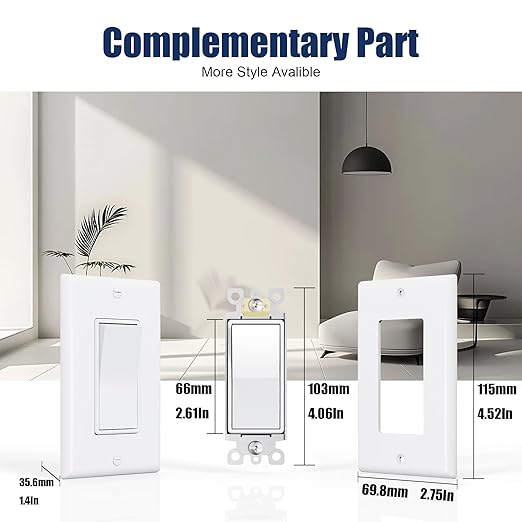 ThunderWay 3 Way Decorator Light Switch - Image 7