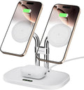 SwanScout Wireless Charger for iPhone Air/17, SwanScout 706M, Dual Magnetic by SwanScout