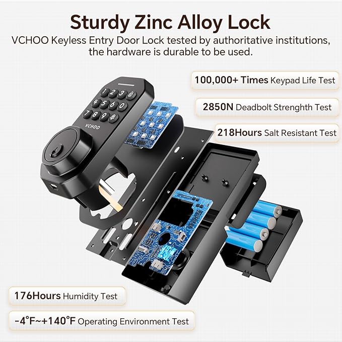 VCHOO Keyless Entry Door Lock - Image 3