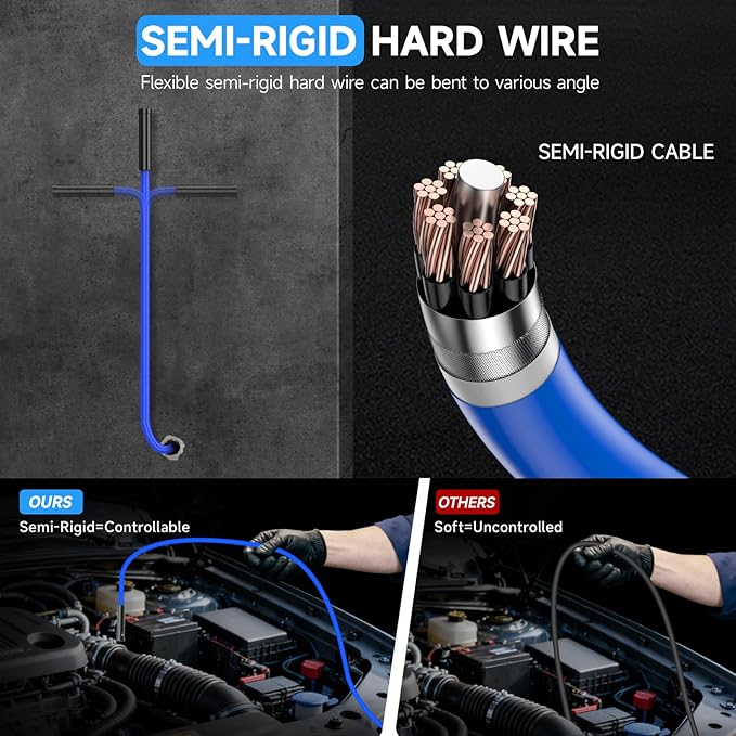 Oiiwak Endoscope Camera with Light, 5.5 mm Borescope, 4.3" IPS Screen HD - Image 6
