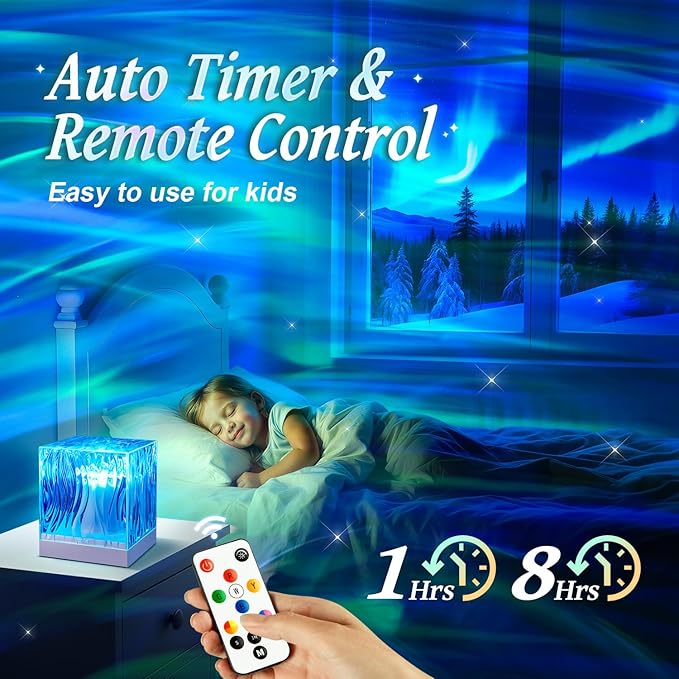 Birthday Gifts for Women Gifts for Teenage Girls Boy Northern Lights Projector - Image 4