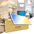 VocgoUU 2x4 LED Flat Panel Light – 12 Pack, 3 Wattage 40W/50W/60W & 4 CCT by VocgoUULighting