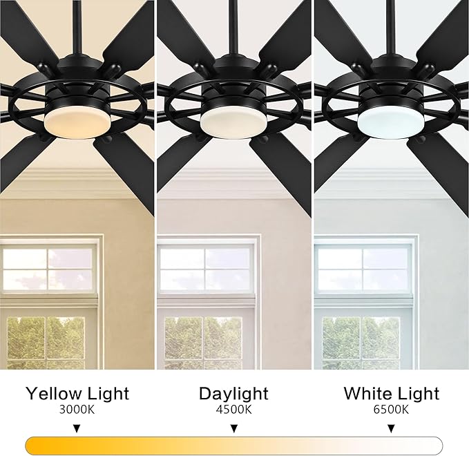 ELEHINSER 80 Inch Ceiling Fan - Image 6