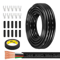MOOKEERF 14/4 AWG Mini-Split Cable - 25FT 14 AWG 4 Conductor Control Cable 300V by MOOKEERF