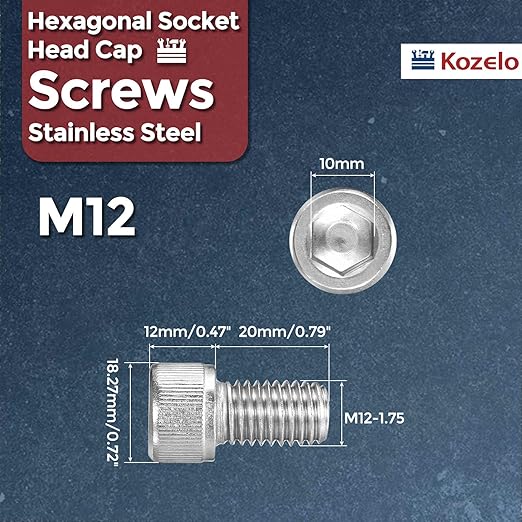 Kozelo 4pcs Socket Head Cap Screws - Image 2