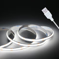 UVTaoYuan Led Strip Lights, 5V USB LED Lighting COB Short LED Strip Light White by UVTaoYuan