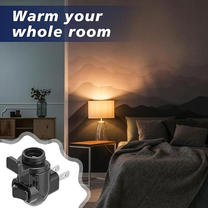 Tuanse 50 Sets Plug in Night Light Module Night Light Base - Image 6