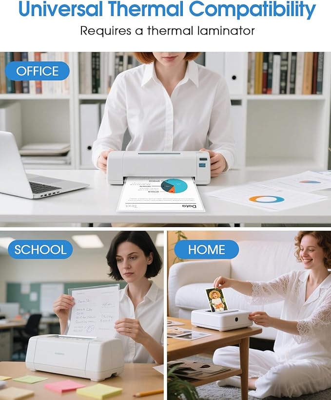 KTRIO 100 Pack Laminating Sheets 5 Mil, Hold 8.5 x 11 Inches Laminate Sheets - Image 6